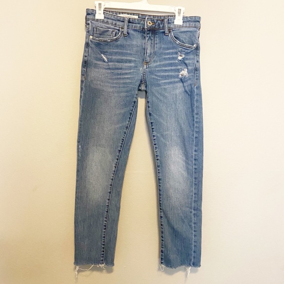 Pilcro and the Letterpress Denim - Pilcro and the Letterpress Raw Hem Jeans